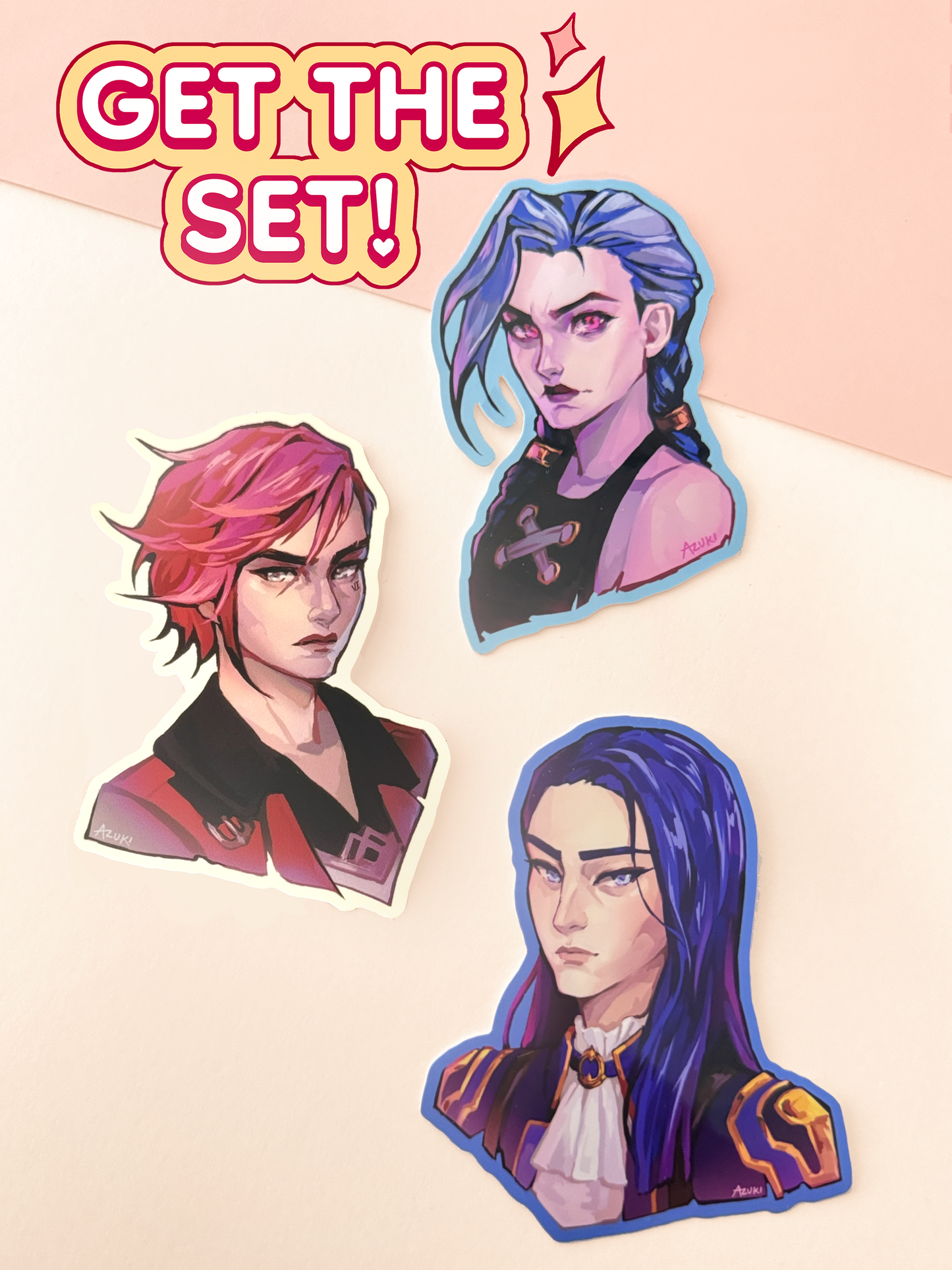 Caitlyn Kiramman Arcane Sticker — League of Legends Die-Cut Waterproof Vinyl