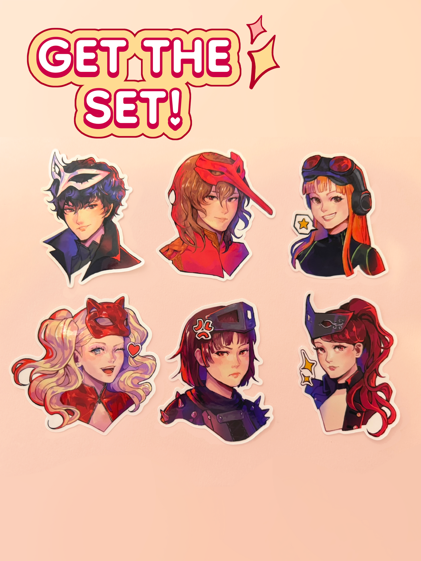You can buy the entire set of Persona 5 stickers