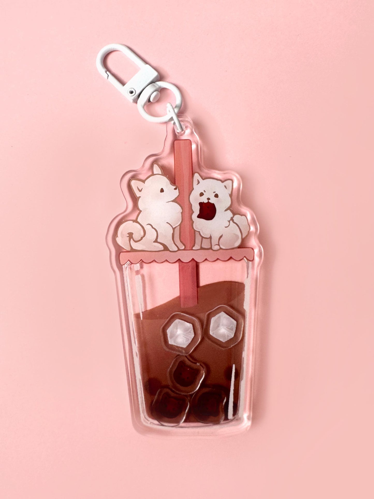 Bubble Tea Keychain - Acrylic Shaker Keychain