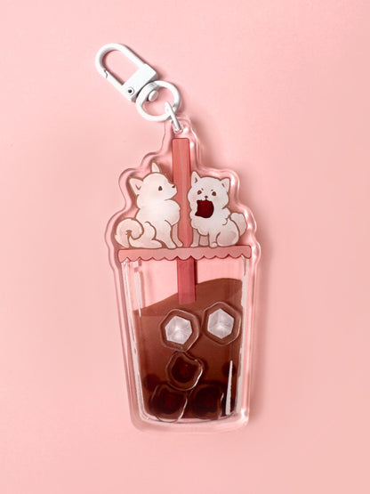 Bubble Tea Keychain - Acrylic Shaker Keychain