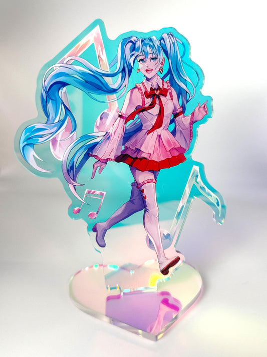 Rainbow Miku - Vocaloid - Rainbow Acrylic Standee