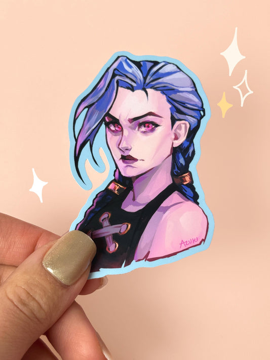 Jinx - Arcane - Waterproof Sticker
