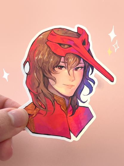 Goro Akechi Persona 5 Sticker — Crow Phantom Thief Die-Cut Waterproof Vinyl