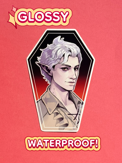 Astarion Baldur's Gate 3 Sticker — Die-Cut Waterproof Vinyl
