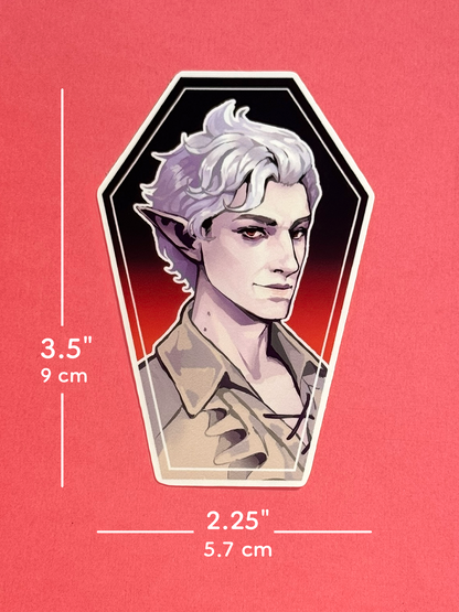 Astarion Baldur's Gate 3 Sticker — Die-Cut Waterproof Vinyl