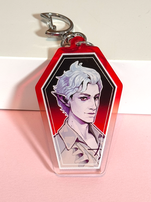 Astarion Baldur's Gate 3 Keychain — Reversible Gradient Acrylic Charm