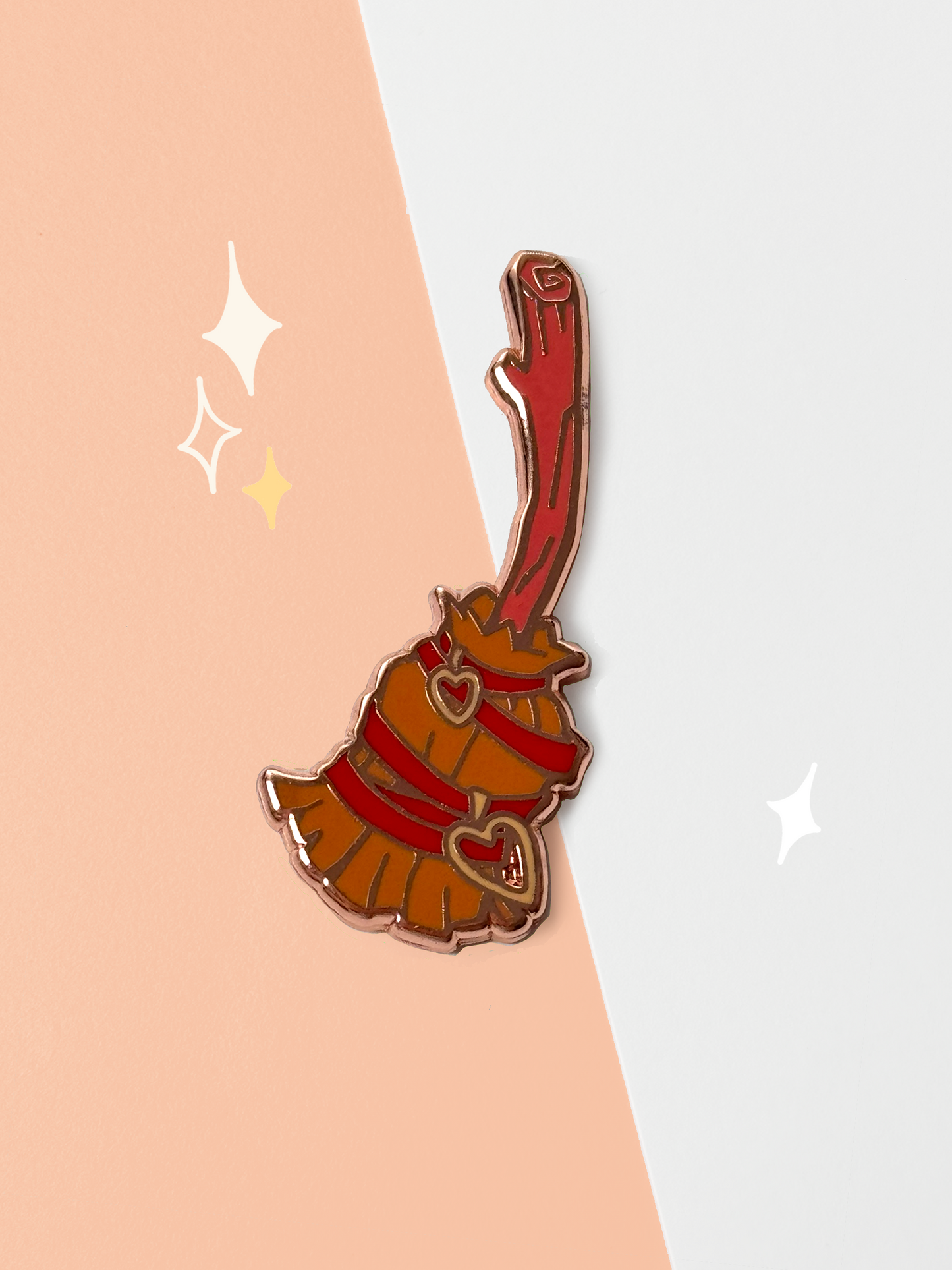 Witch Broom - Hard Enamel Pin