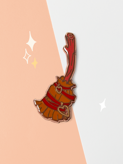 Witch Broom - Hard Enamel Pin