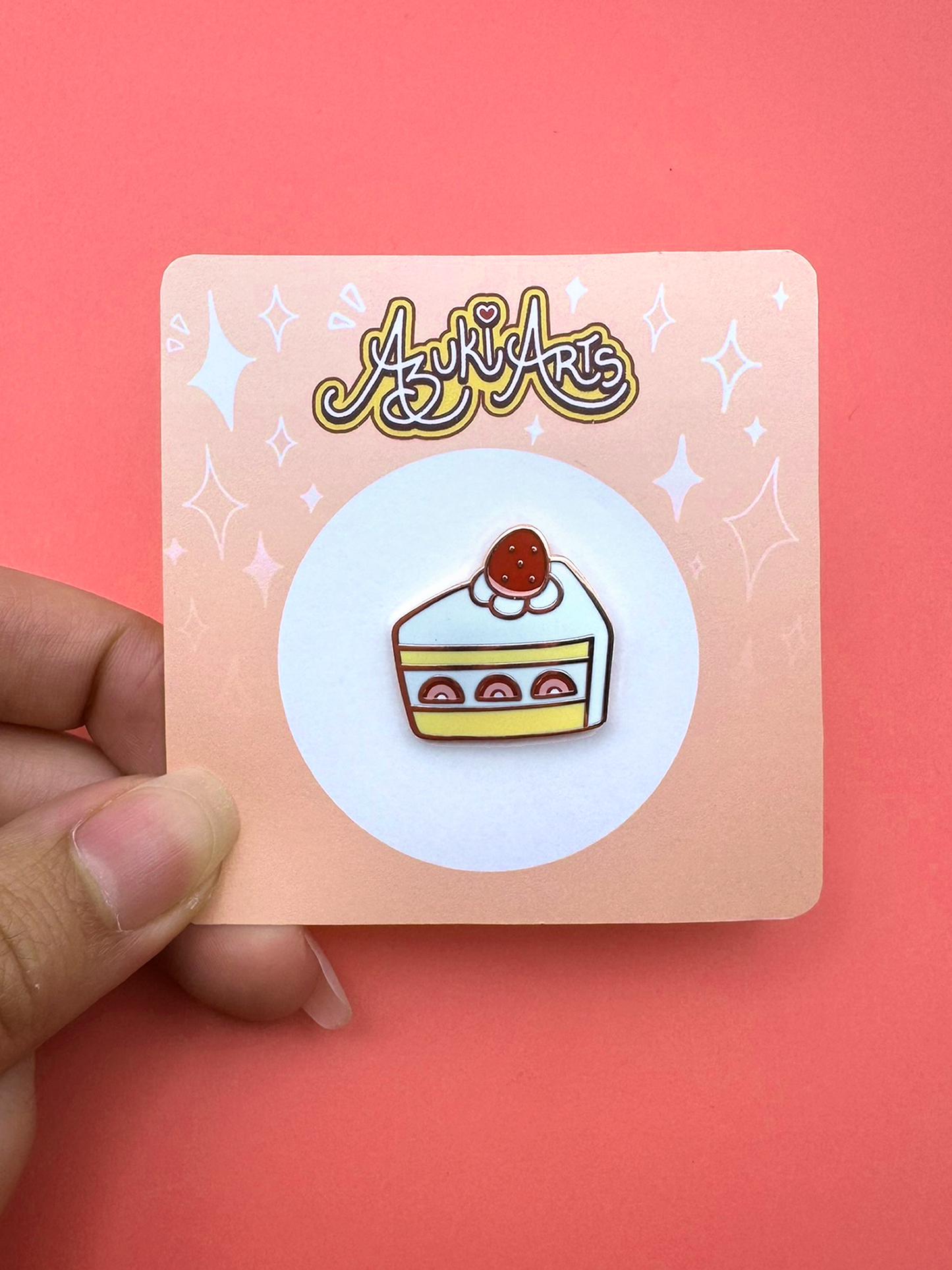 Strawberry Shortcake Enamel Pin — Hard Enamel