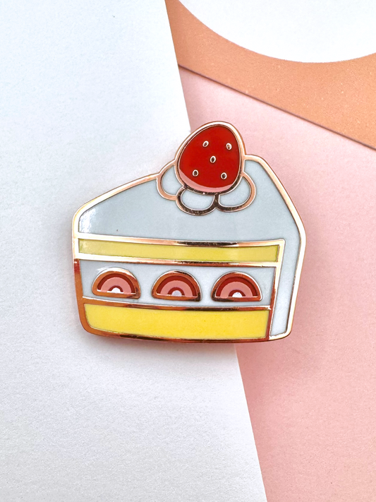 Strawberry Shortcake Enamel Pin — Hard Enamel