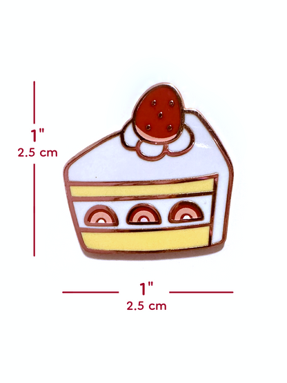 Strawberry Shortcake Enamel Pin — Hard Enamel
