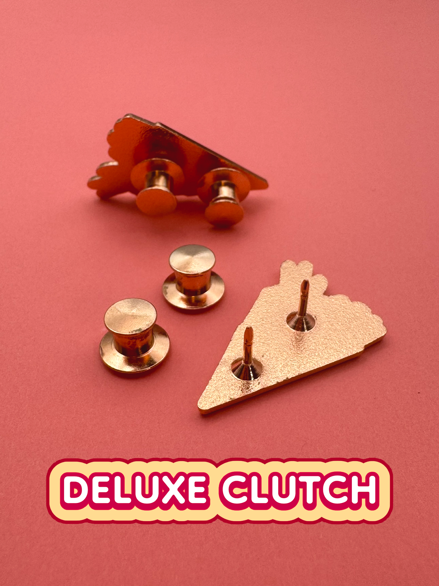Bunny Crepe Enamel Pin — Hard Enamel