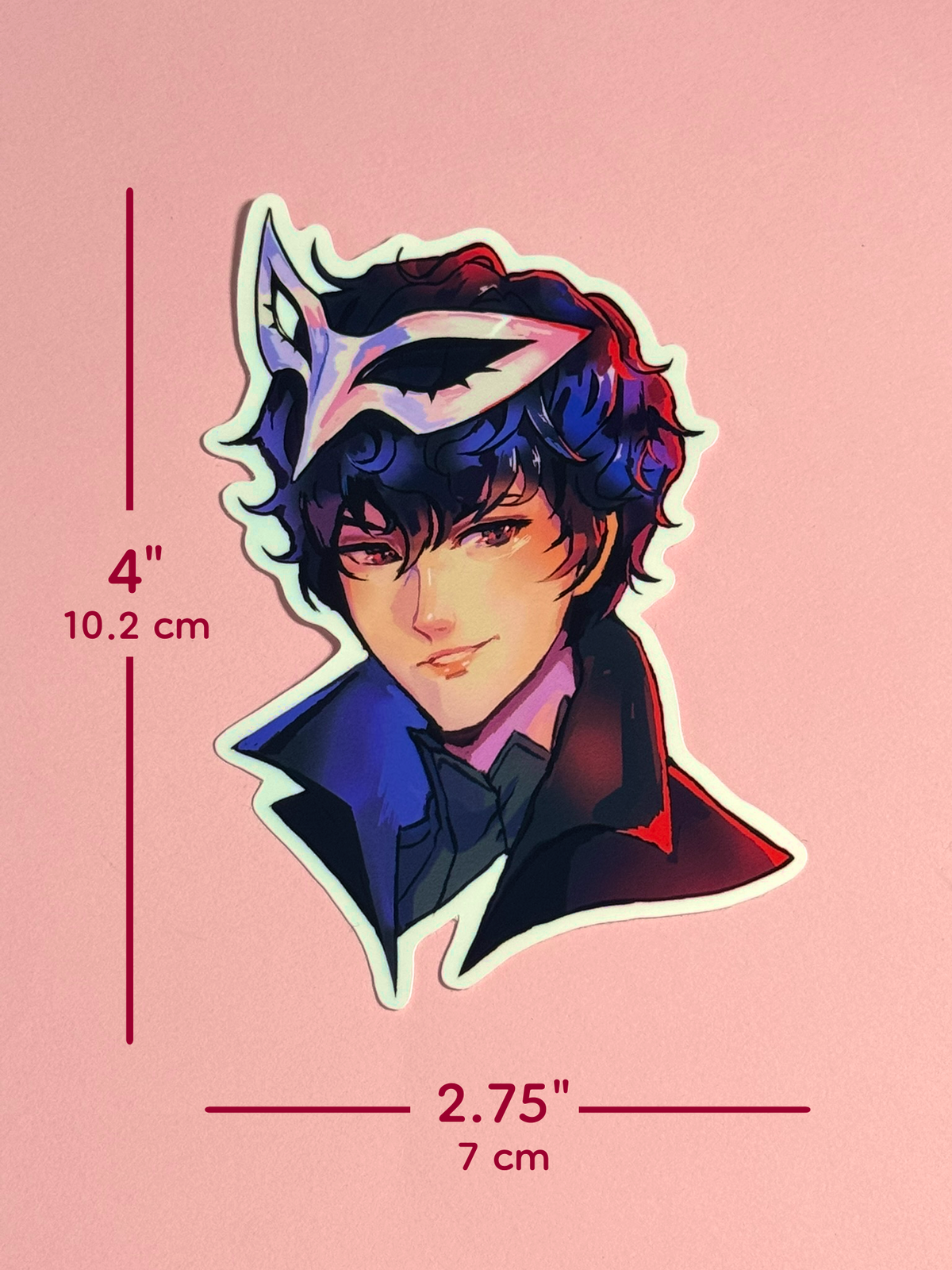 Joker Persona 5 Sticker — Phantom Thief Die-Cut Waterproof Vinyl