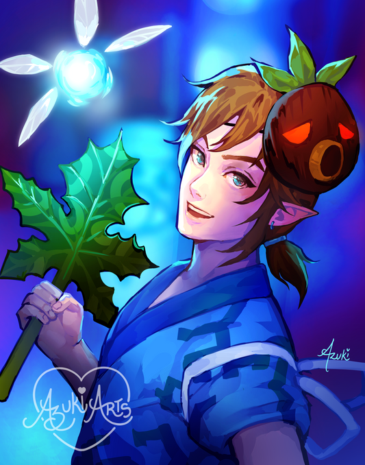 Yukata Link - Glossy Art Print