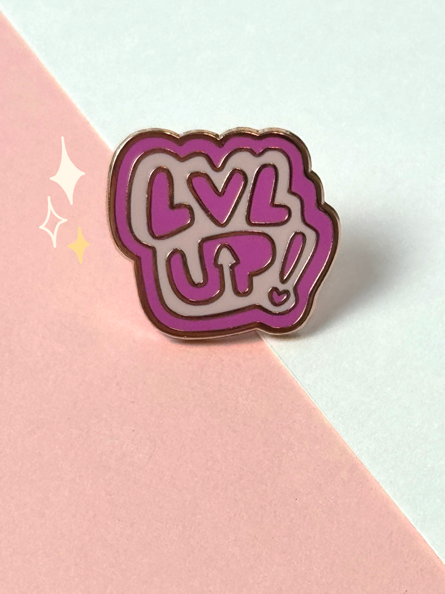 Lvl Up - Hard Enamel Pin