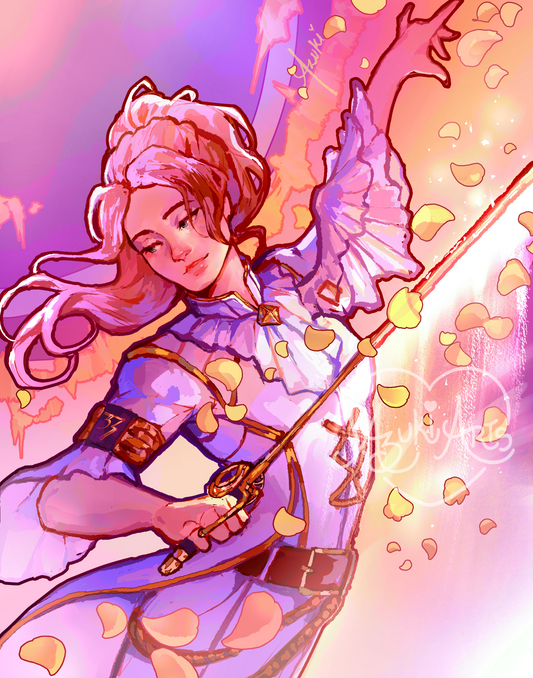 Maelle - Glossy Art Print