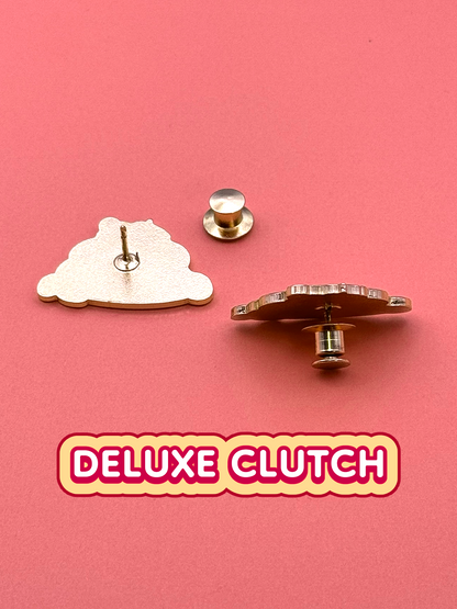 Bear Pancakes Enamel Pin — Hard Enamel