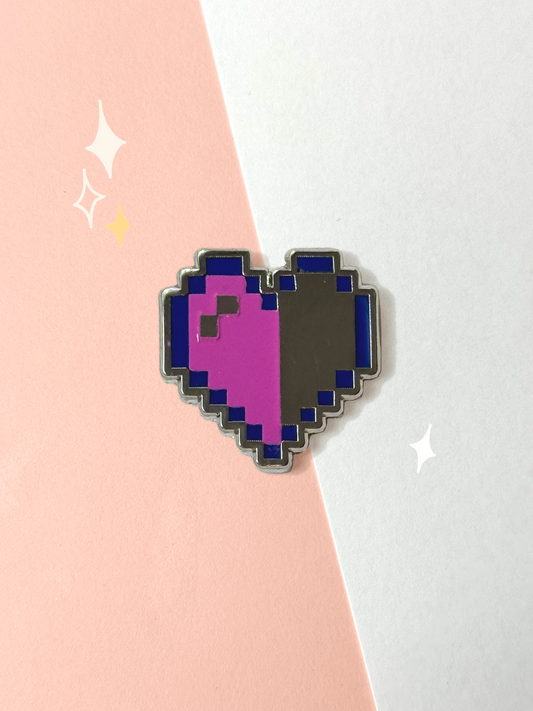 Pixel Heart - Hard Enamel Pin