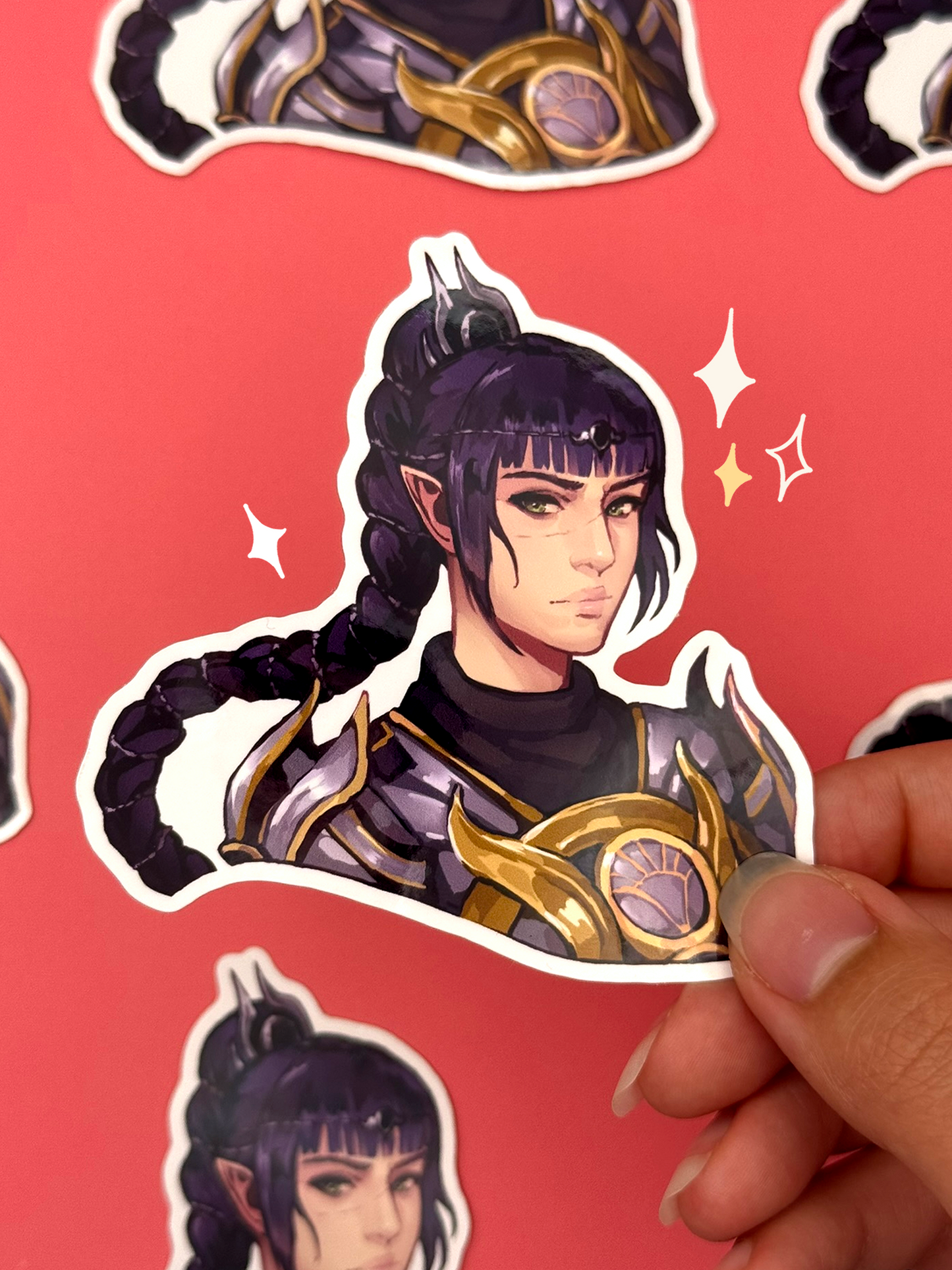 Shadowheart Baldur's Gate 3 Sticker — Die-Cut Waterproof Vinyl