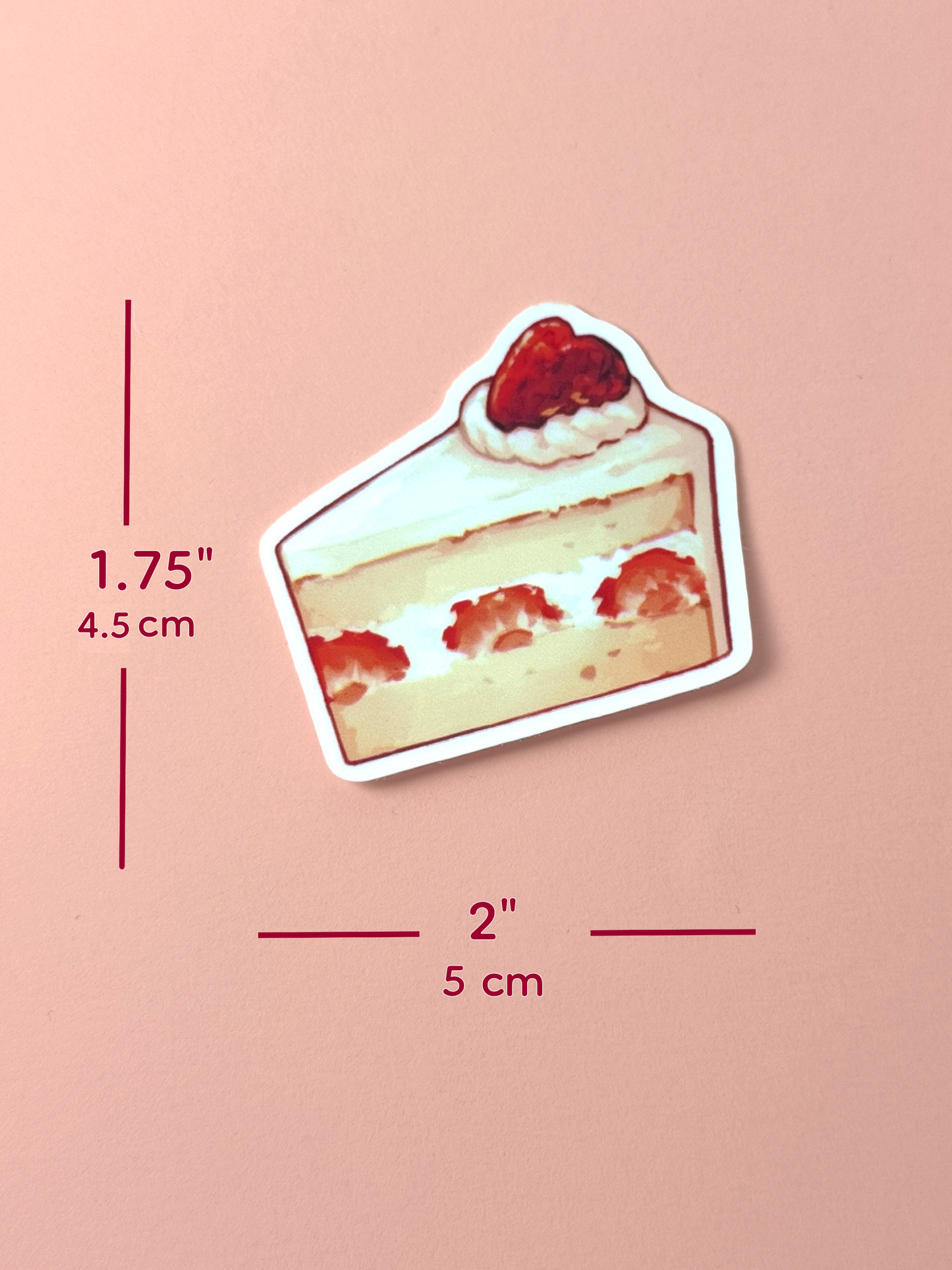 Strawberry Shortcake | Soft Touch Waterproof Sticker