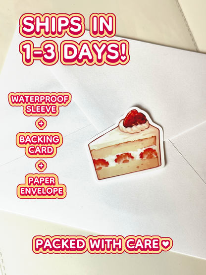 Strawberry Shortcake | Soft Touch Waterproof Sticker