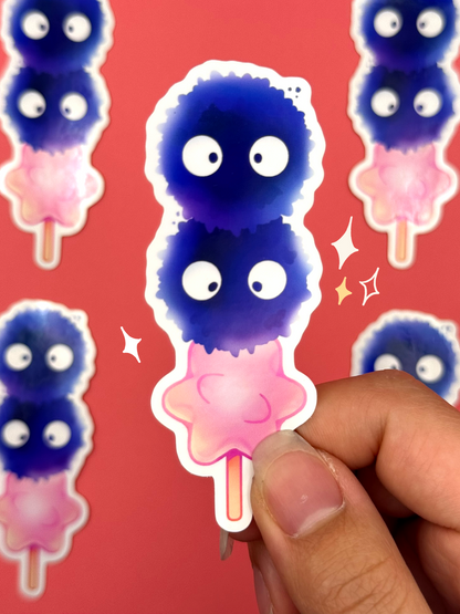 Soot Sprite Sticker — Die-Cut Waterproof Vinyl