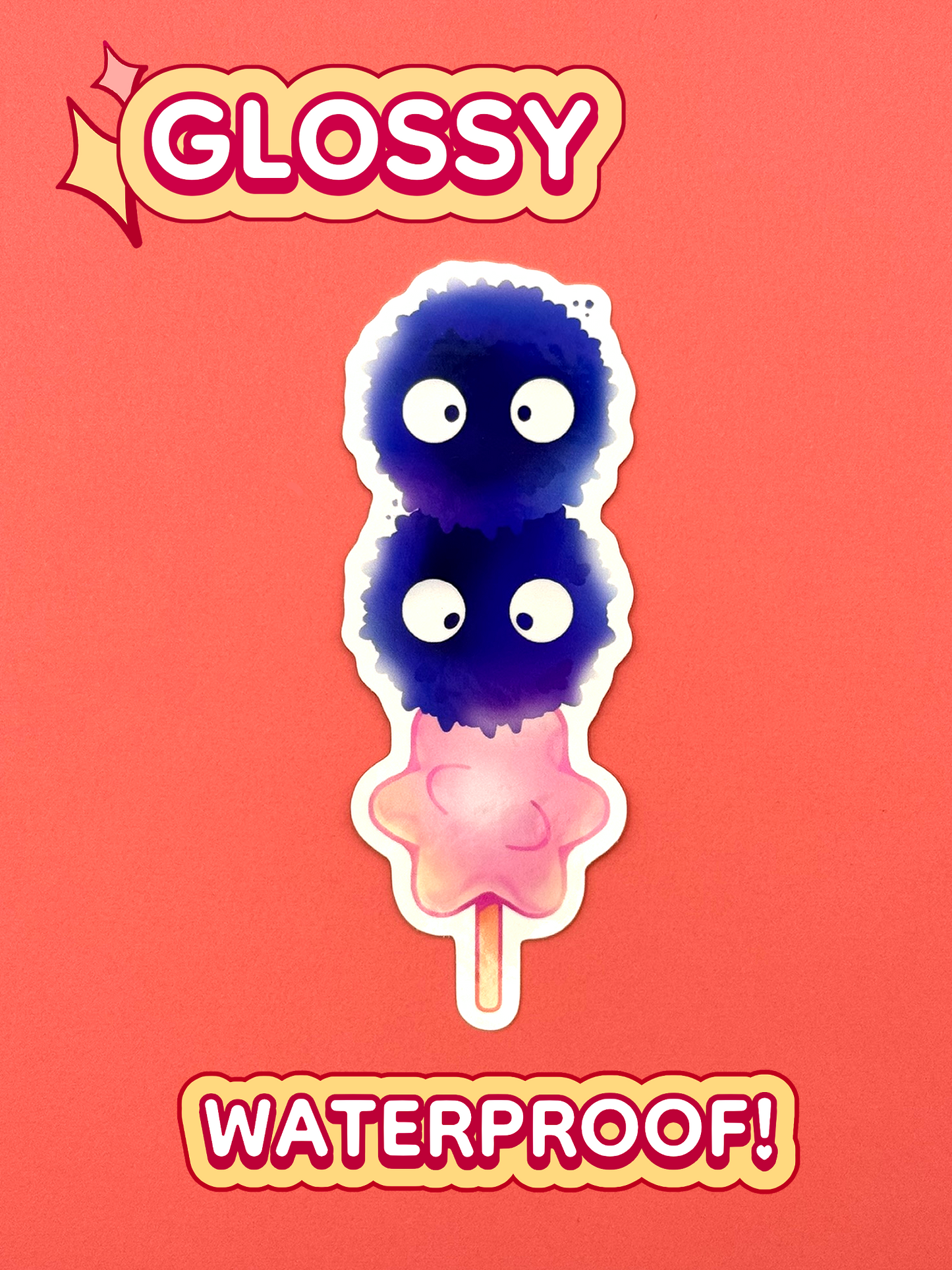 Soot Sprite Sticker — Die-Cut Waterproof Vinyl