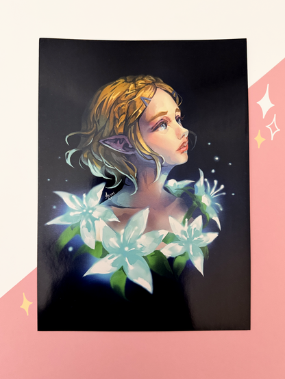 Zelda - Glossy Art Print