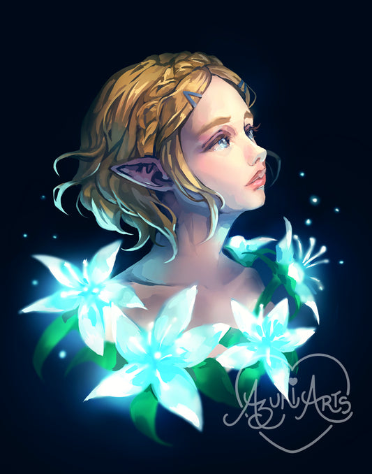 Zelda - Glossy Art Print