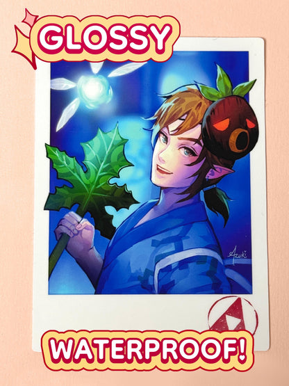 Yukata Link - Glossy - Waterproof Sticker