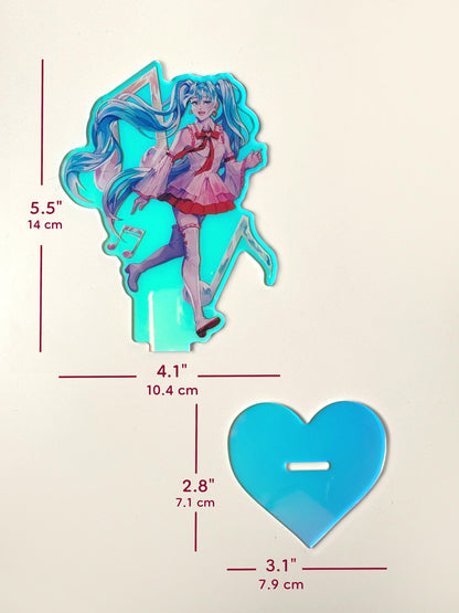 Rainbow Miku - Vocaloid - Rainbow Acrylic Standee