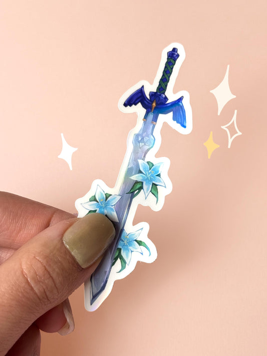 Master Sword - Zelda - Holographic - Waterproof