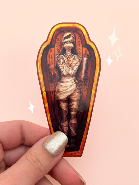 Mummy Sticker - Glossy - Waterproof Sticker