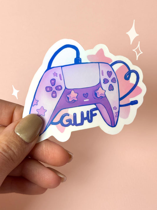 Good Luck Have Fun  - Holographic - Waterproof Sticker