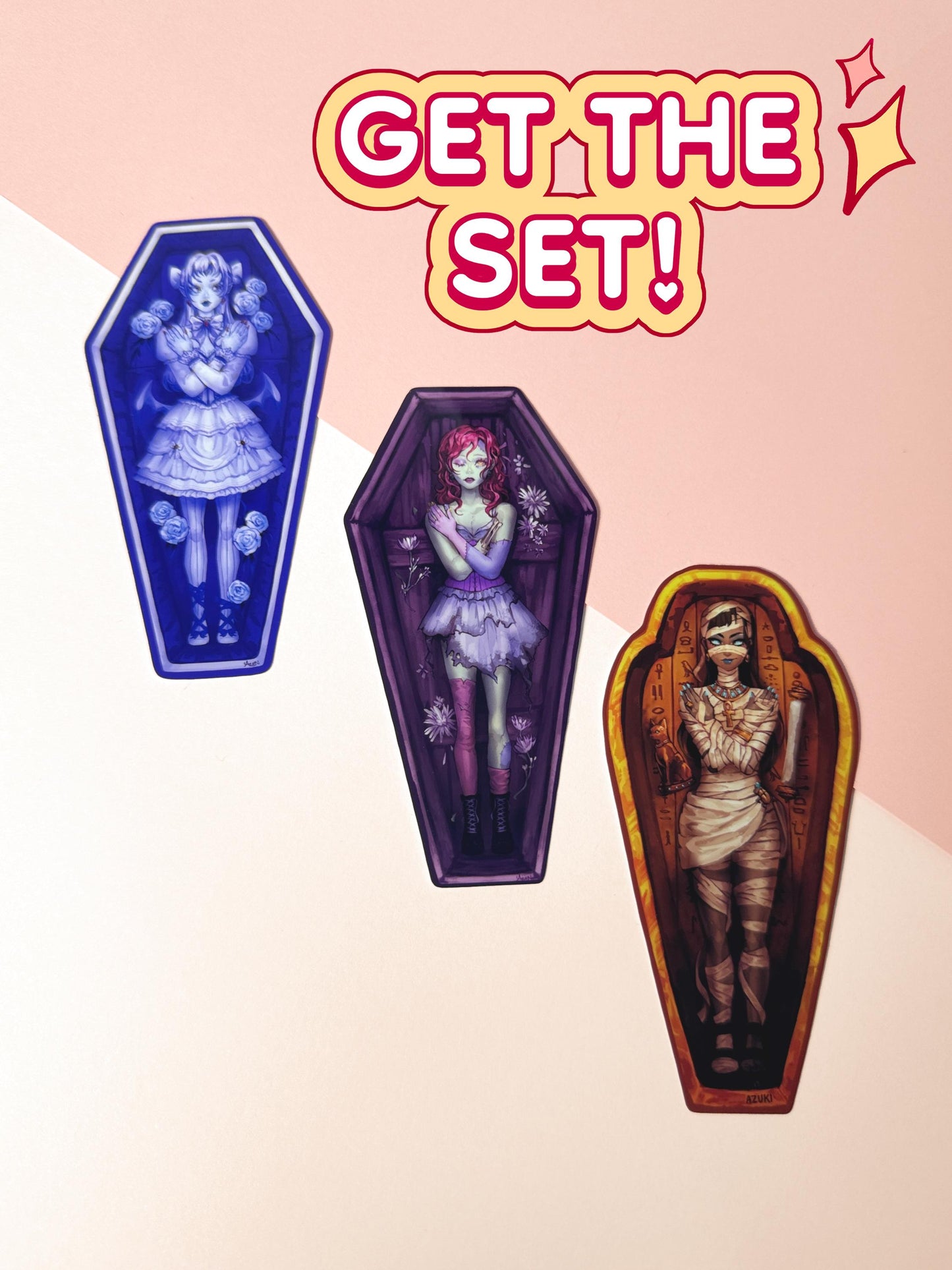 Buy the entire coffin girl sticker set.