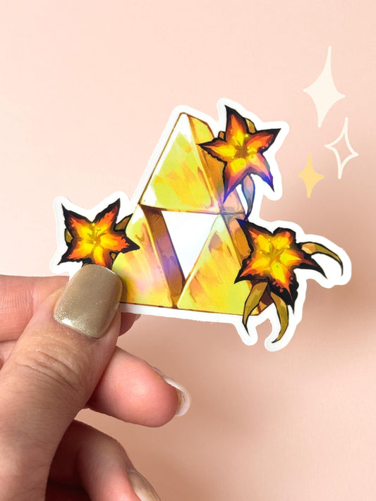 Triforce - Holographic - Waterproof Sticker