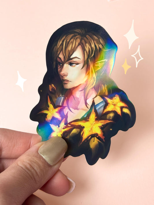 Link - Holographic - Waterproof Sticker