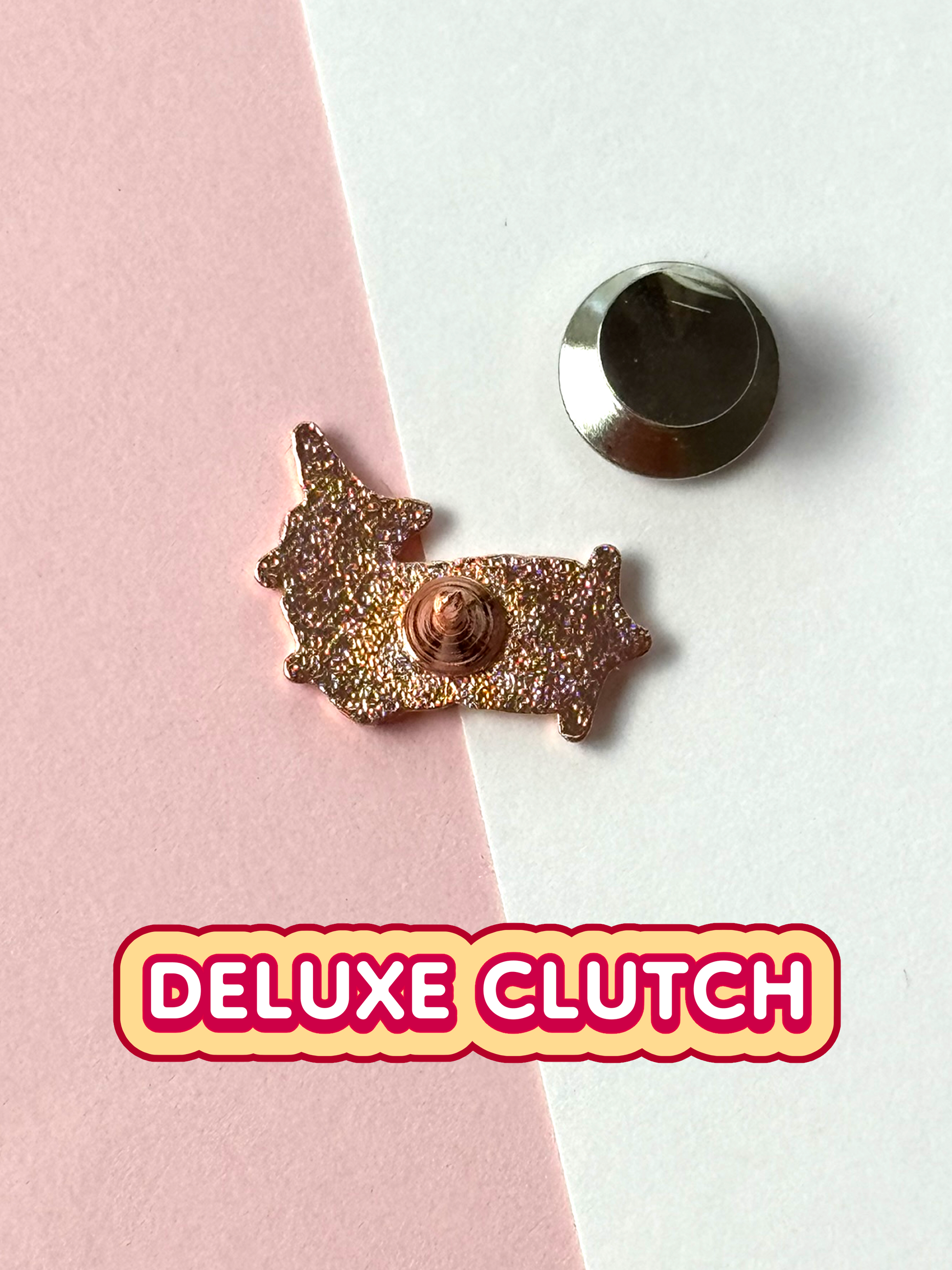 The EXP pin comes with one deluxe clutch