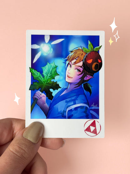 Yukata Link - Glossy - Waterproof Sticker