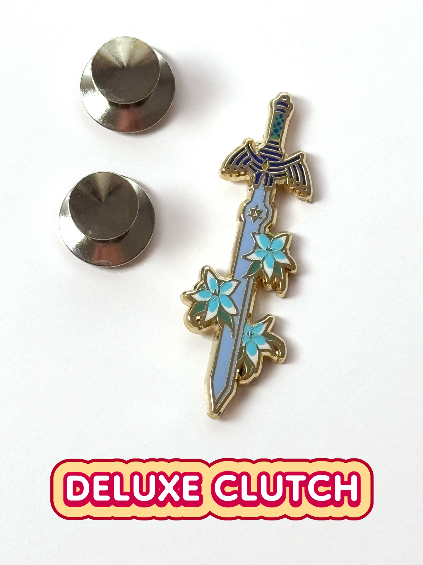 The master sword has two deluxe clutches.