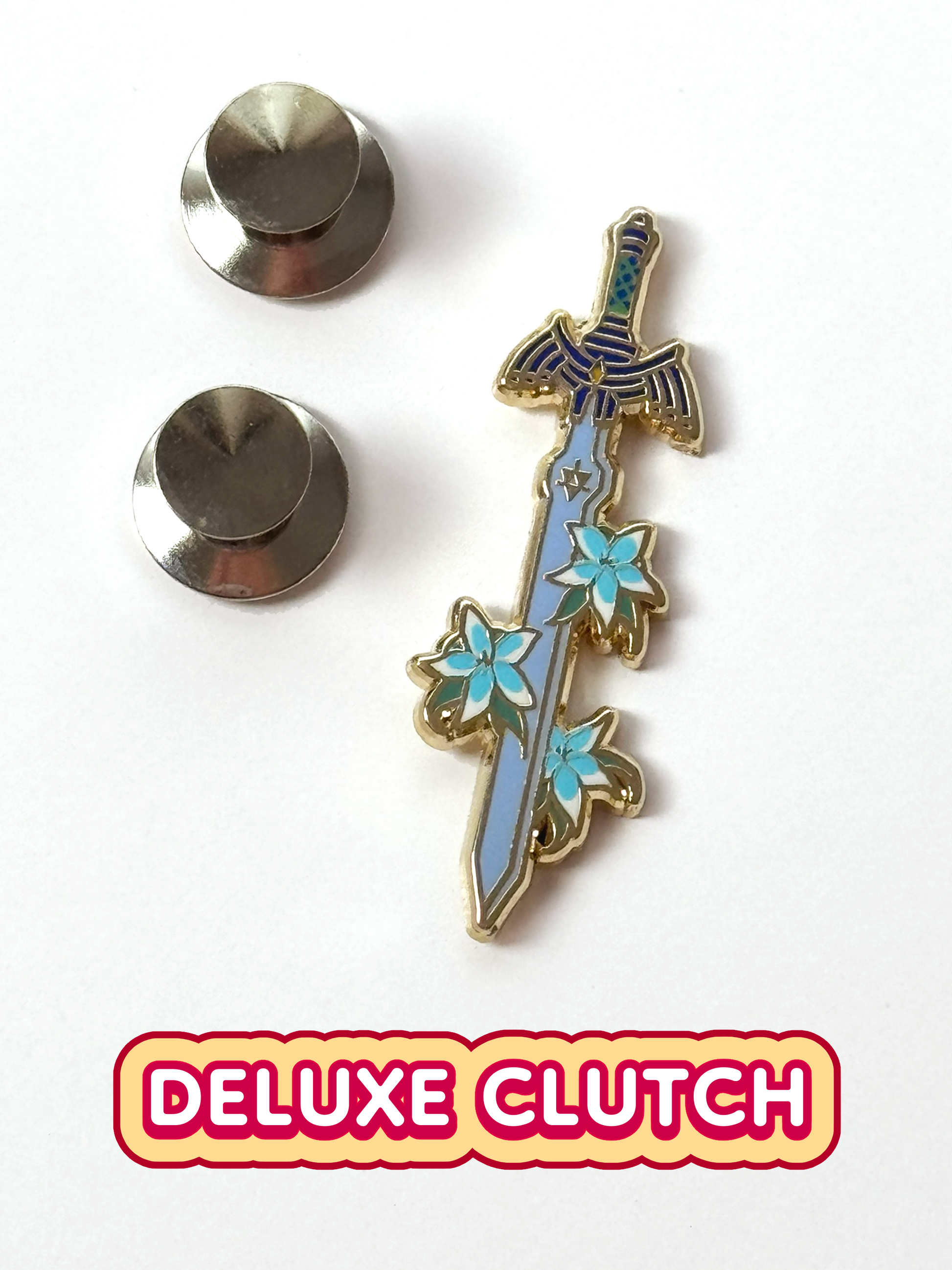 The master sword has two deluxe clutches.