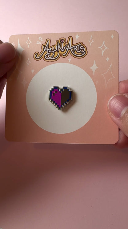 Pixel Heart - Hard Enamel Pin
