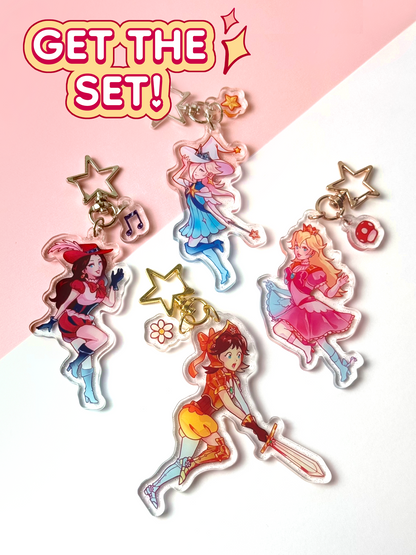 Get the entire Super Mario keychain set!